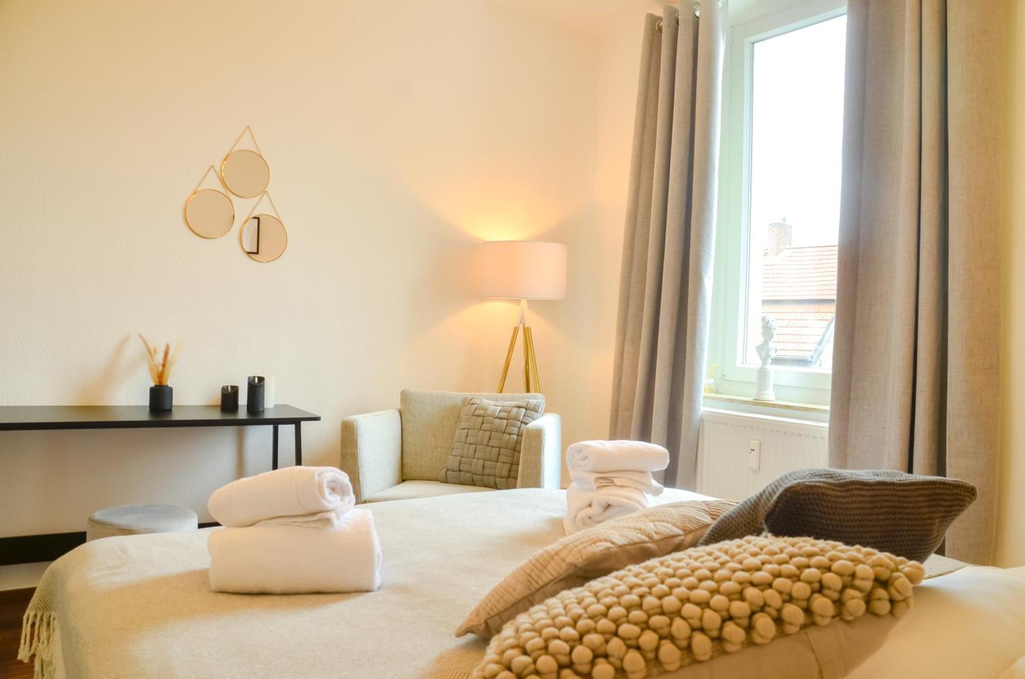 Milpau Buer 3 - Modernes Und Zentrales Premium-Apartment Mit Queensize-Bett, Netflix, Nespresso Und Smart-Tv Gelsenkirchen Kültér fotó